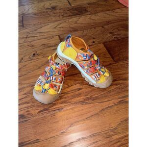 Keen Newport X Outdoor Afro Closed Toe Sandal Waterproof Shoe Hiking Kids Size 2